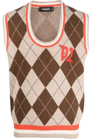 Dsquared2 Stickade tröjor & koftor, Herr, S, Multifärgade Tröjor för Män