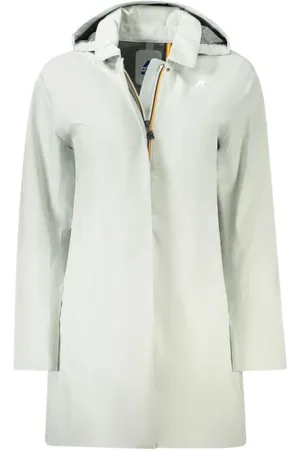 K-Way Kappa, Dam, L, Polyester, Grön Regnkappa med Huva