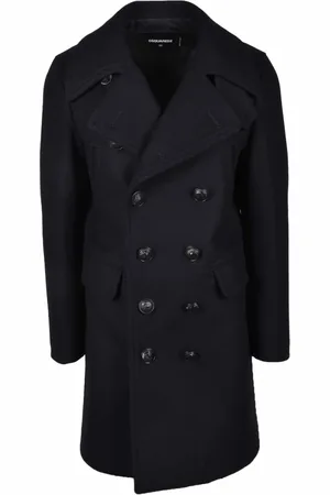 Dsquared2 Kappa, Herr, L, Lång kappa med knäppning