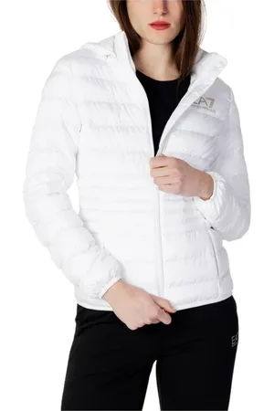 EA7 Jacka, Dam, S, Polyester, Vit Polyesterjacka & Kappa