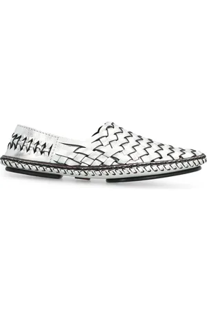 Saint Laurent Skor, Herr, 41 EU, Läder, Läderloafers med Intrecciato-detalj