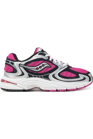 Saucony Skor, Dam, 38 EU, Rosa Silver Grid Jazz Sneakers