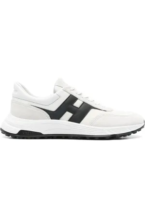 Hogan Skor, Herr, 41 EU, Läder, Vita Sneakers Hyperlight Mocka Mesh Läder