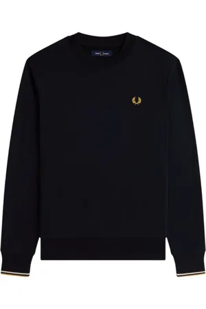 Fred Perry Sweatshirts & Hoodies, Herr, M, Bomull, Blå Noos Sweatshirt Sportswear Klassiker