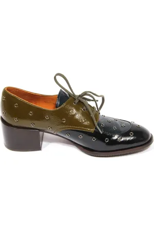 Chie Mihara Skor, Dam, 36 EU, Läder, Vintageeffekt skor i skrynklat läder