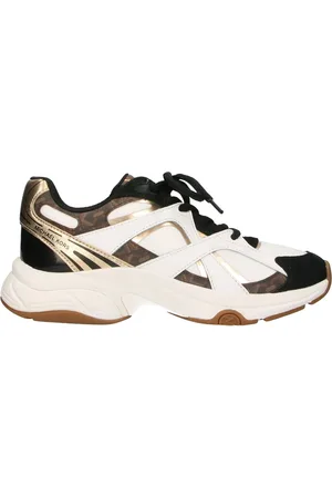 Michael Kors Skor, Dam, 40 EU, Läder, Sneakers i mocka och läder med tyginnersula