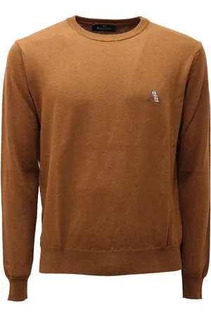 Aquascutum Stickade tröjor & koftor, Herr, M, Lätt Ulltröja Rundhals