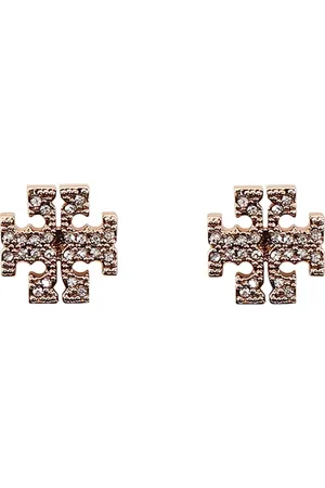 Tory Burch Accessoarer, Dam, ONE Size, Gyllene smycke med monogramdetalj
