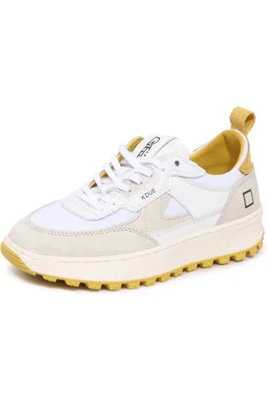 D.A.T.E. Skor, Dam, 40 EU, Vit-Gul Skor Modell W401