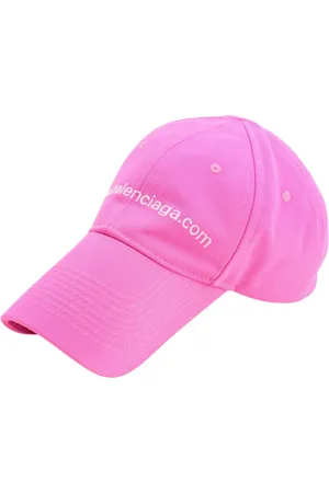Balenciaga Accessoarer, Dam, S, Polyester, Rosa Hattar med Justerbar Bakrem