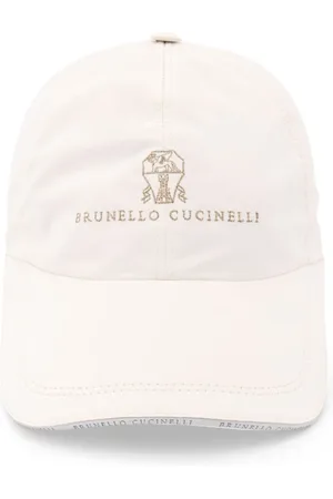 Brunello Cucinelli Accessoarer, Herr, L, Bomull, Vita hattar med justerbar rem