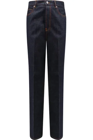 Salvatore Ferragamo Jeans, Herr, S, Denim, Blå Denim Flare Jeans