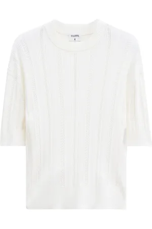 Filippa K Stickade tröjor & koftor, Dam, XS, Stickad fläta T-shirt