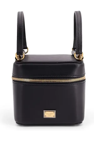 Dolce & Gabbana Väska, Dam, ONE Size, Läder, Svart läder axelväska