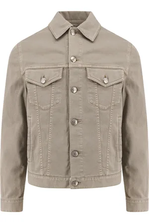 Brunello Cucinelli Jacka, Herr, S, Denim, Grå Denimjacka Höj Stilen