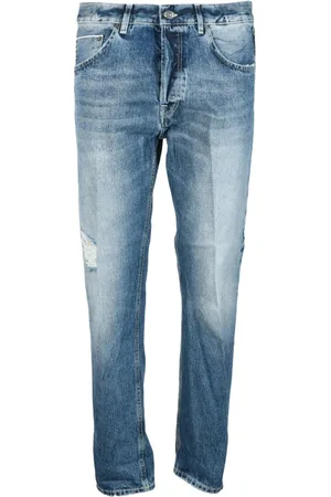 Dondup Jeans, Herr, W30, Denim, Japanska Selvedge Denim Slim-Fit Jeans