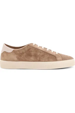 Brunello Cucinelli Skor, Herr, 40 EU, Mocka, Sneakers med Kontrastdetaljer