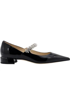 Jimmy Choo Skor, Dam, 38 EU, Läder, Svarta Läderpumps med Spetsig Tå
