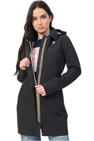 K-Way Jacka, Dam, M, Nylon, Svart Slim Fit Trench Coat