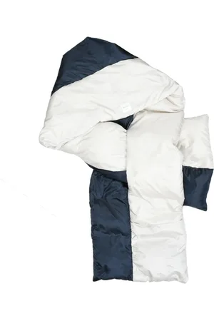 Max Mara Accessoarer, Dam, ONE Size, Cube halsduk fjäder 100%