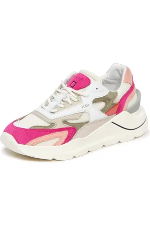 D.A.T.E. Skor, Dam, 36 EU, Vit-Fuxia Fuga Damesskor