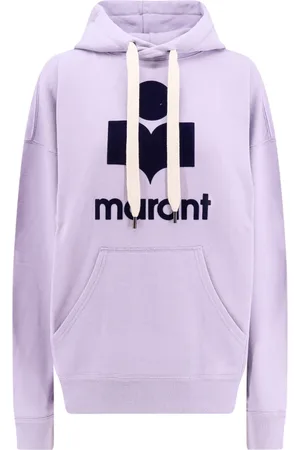 Isabel Marant Sweatshirts & Hoodies, Dam, S, Bomull, Lila tröja med huva och ficka