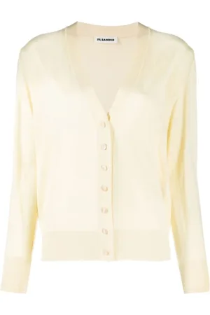 Jil Sander Stickade tröjor & koftor, Dam, XS, Kashmir, Cardigans