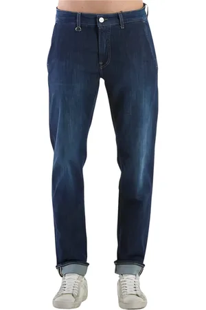 Siviglia Jeans, Herr, W38, Denim, Denimblå Dragkedja Jacka