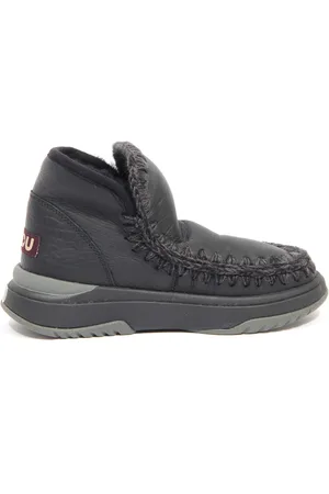 Mou Skor, Dam, 37 EU, Mocka, Eskimo Jogger Svart Mocka Ankelboots