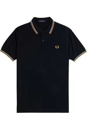 Fred Perry Topp, Herr, S, Bomull, Klassisk Twin Tipped Polo Skjorta