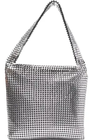 Paco rabanne Väska, Dam, ONE Size, Silver Axelväska Stilfull Modell