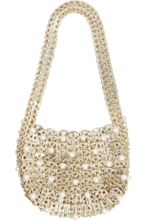 Paco rabanne Väska, Dam, ONE Size, Snygg Mini Handväska med Metallhandtag