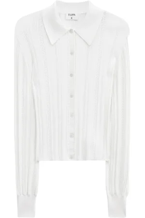 Filippa K Stickade tröjor & koftor, Dam, L, Stickad Fläta Cardigan