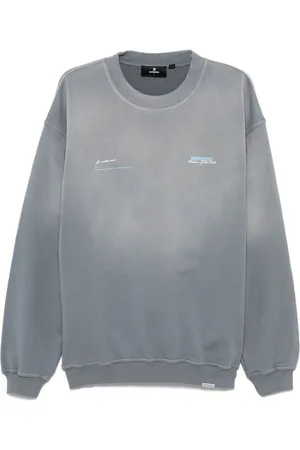 Represent Sweatshirts & Hoodies, Herr, L, Bomull, Cool Grey Crew Neck Sweater