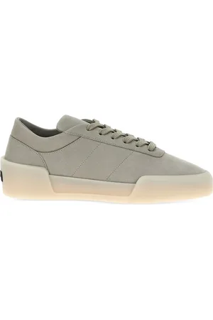 FEAR OF GOD Skor, Herr, 45 EU, Grå Snörskor med Gummisula