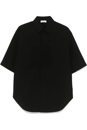 FEAR OF GOD Skjorta, Herr, S, Svart Skjorta med Knappar och Veckdetaljer