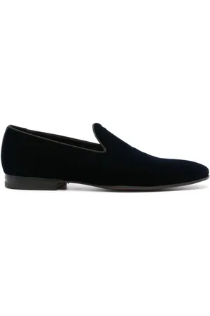 TAGLIATORE Skor, Herr, 40 1/2 EU, Läder, Midnight Velvet Slip-On Skor