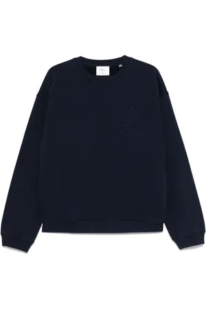 Frame Sweatshirts & Hoodies, Herr, L, Navy Crew Neck Sweatshirt