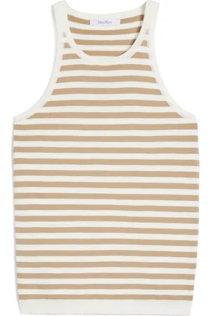 Max Mara Topp, Dam, S, Randig passformstopp