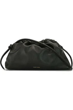 Mansur Gavriel Väska, Dam, ONE Size, Svart Axelväska med Logotyptryck