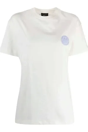 JOSHUA SANDERS Topp, Dam, M, Bomull, Smile Motif Bomull T-shirt