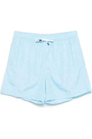 FEDELI Badkläder, Herr, 2Xl, Ljusblå Strandshorts med Dragsko