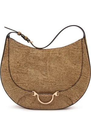 Borbonese Väska, Dam, ONE Size, Polyester, Medium Hobo Väska Made in Italy