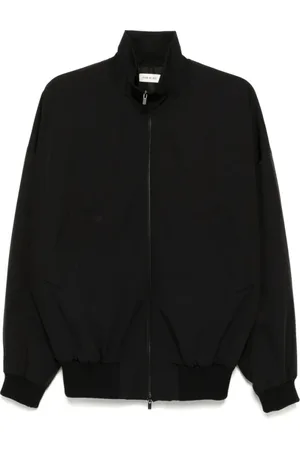 FEAR OF GOD Jacka, Herr, M, Svart Jacka med Dragkedja och Ribbade Detaljer