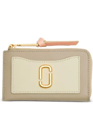 Marc Jacobs Accessoarer, Dam, ONE Size, Läder, Läderplånbok med tvåfärgad design