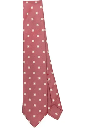 BARBA Accessoarer, Herr, ONE Size, Klarröd spetsig slips