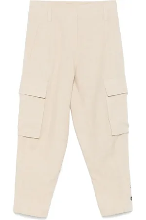 Brunello Cucinelli Byxor, Dam, S, Cargo Byxor med Knappfästning