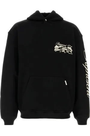 Represent Sweatshirts & Hoodies, Herr, M, Svart Grafisk Tryck Huvtröja