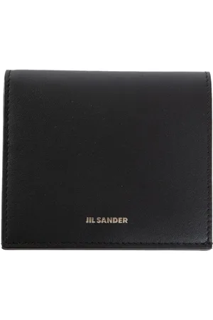 Jil Sander Accessoarer, Herr, ONE Size, Läder, Svart läderplånbok med kortplatser