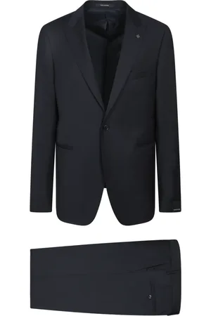 TAGLIATORE Kostym, Herr, S, Läder, Herrkläder Kostym Blå Ss25